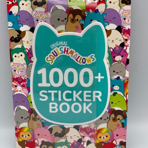 BRAND NEW Original Squishmallows 1000+ Sticker Book AUTHENTIC KellyToy 30 Pages - Picture 2 of 4